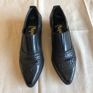 Vintage Black Western Booties size 6